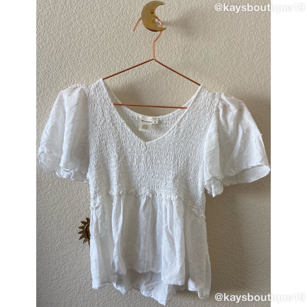 Urban Romantics Peplum Top Size M